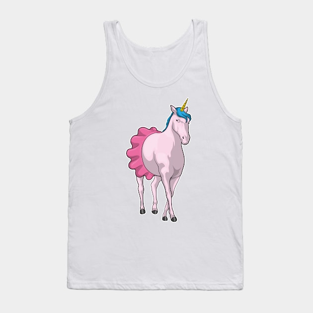 Unicorn Ballerina Ballet Tank Top by Markus Schnabel